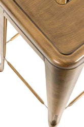 TPFLiving 4er Set Barhocker Joy Metall